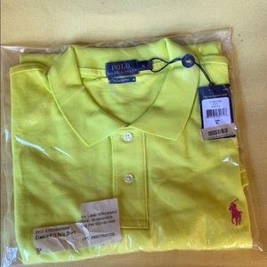 Polo Ralph Lauren classic fit XL Neon Yellow